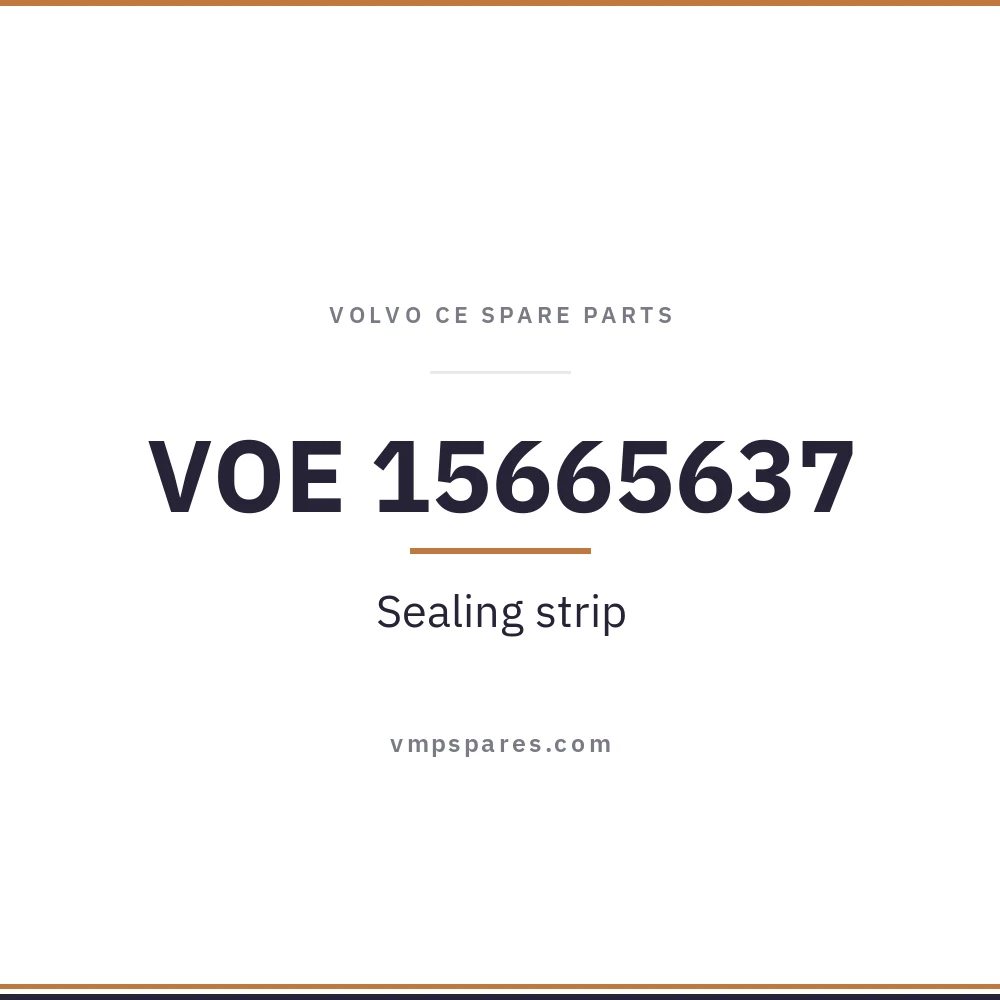 VOE 15665637 – Sealing strip