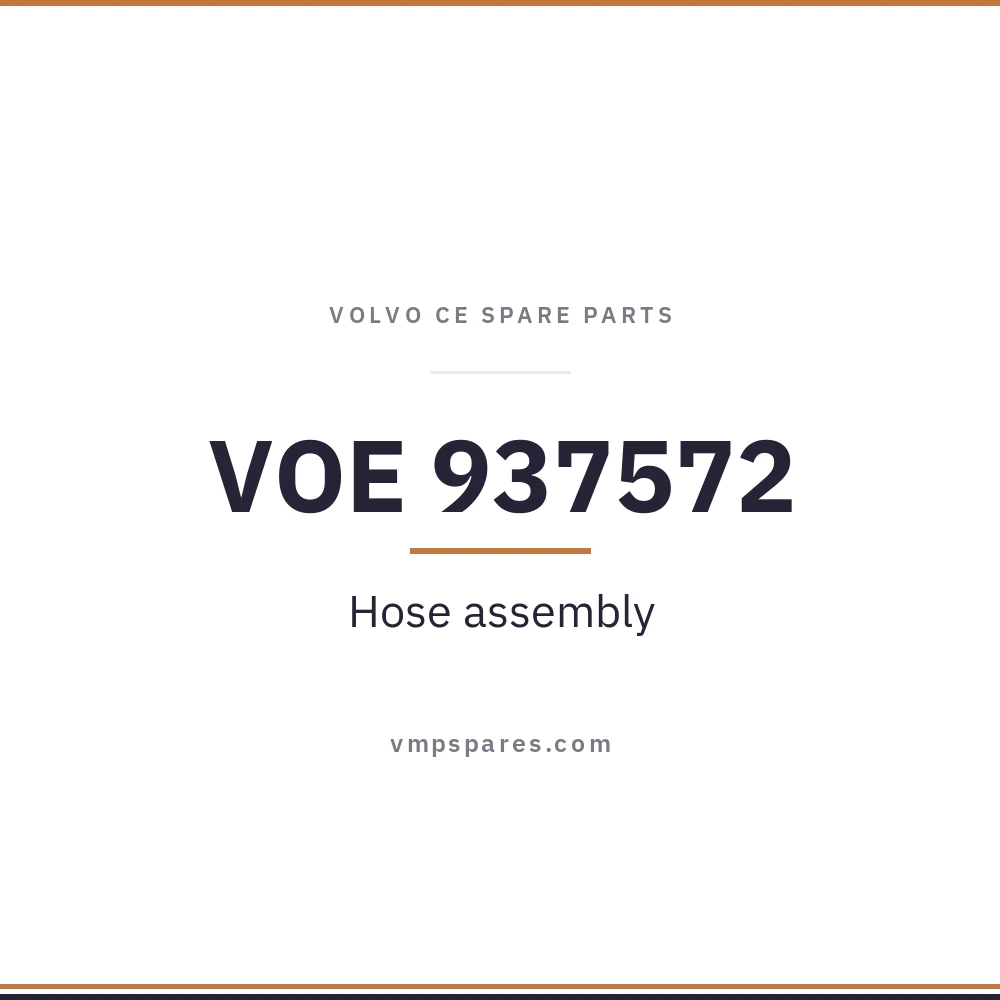 VOE 937572 – Hose assembly