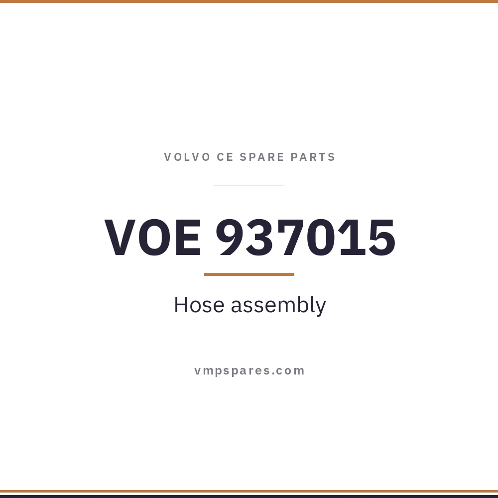 VOE 937015 – Hose assembly