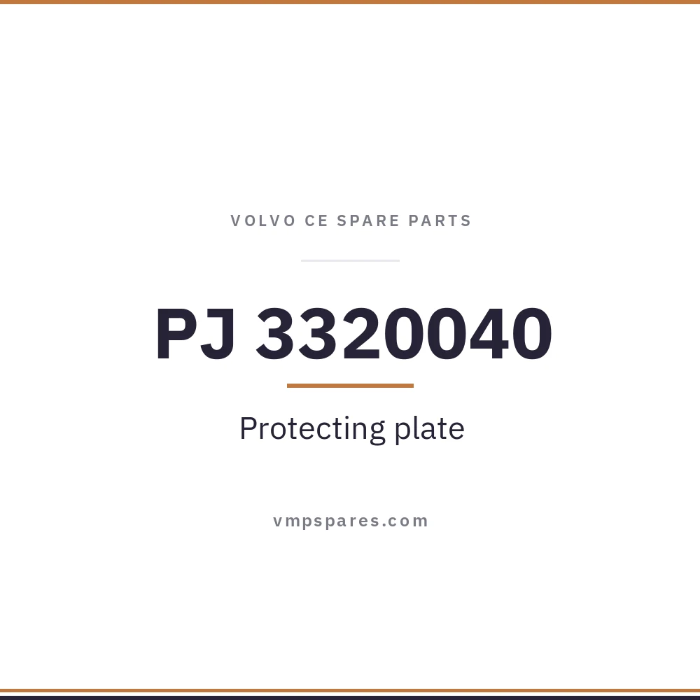 PJ 3320040 – Protecting plate