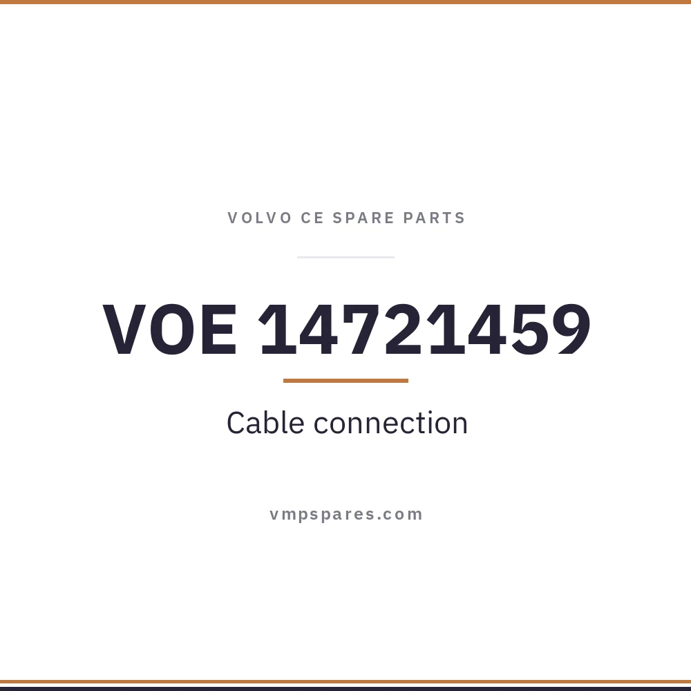 VOE 14721459 – Cable connection