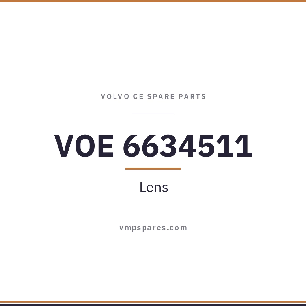 VOE 6634511 – Lens