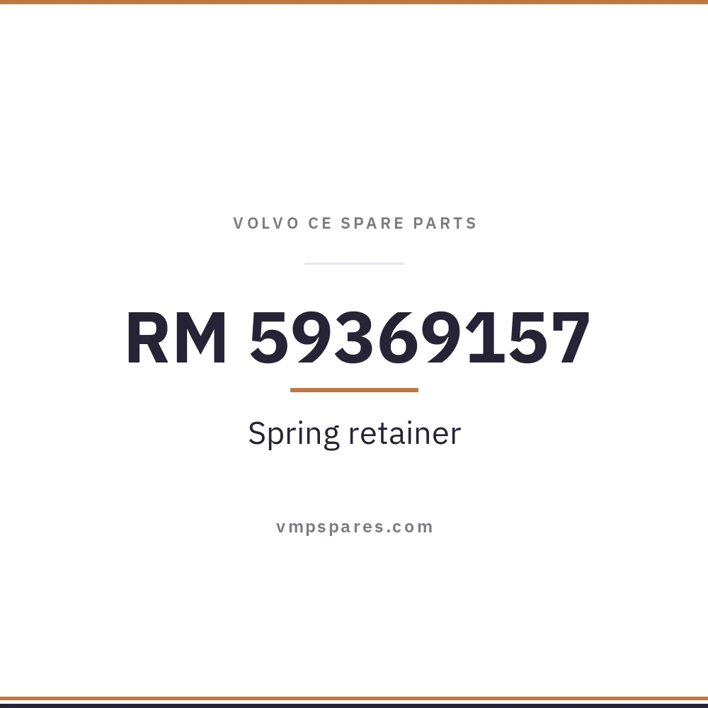 RM 59369157 – Spring retainer