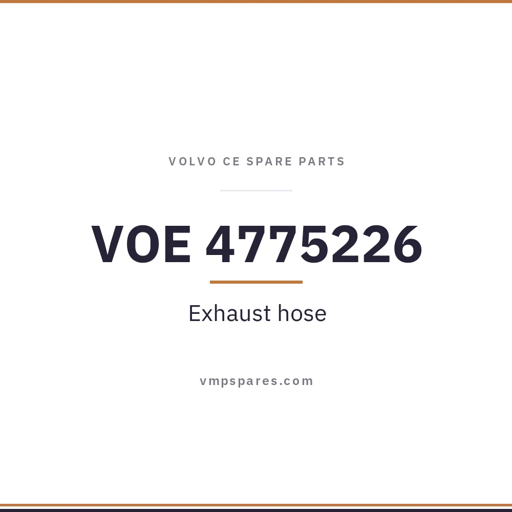 VOE 4775226 – Exhaust hose