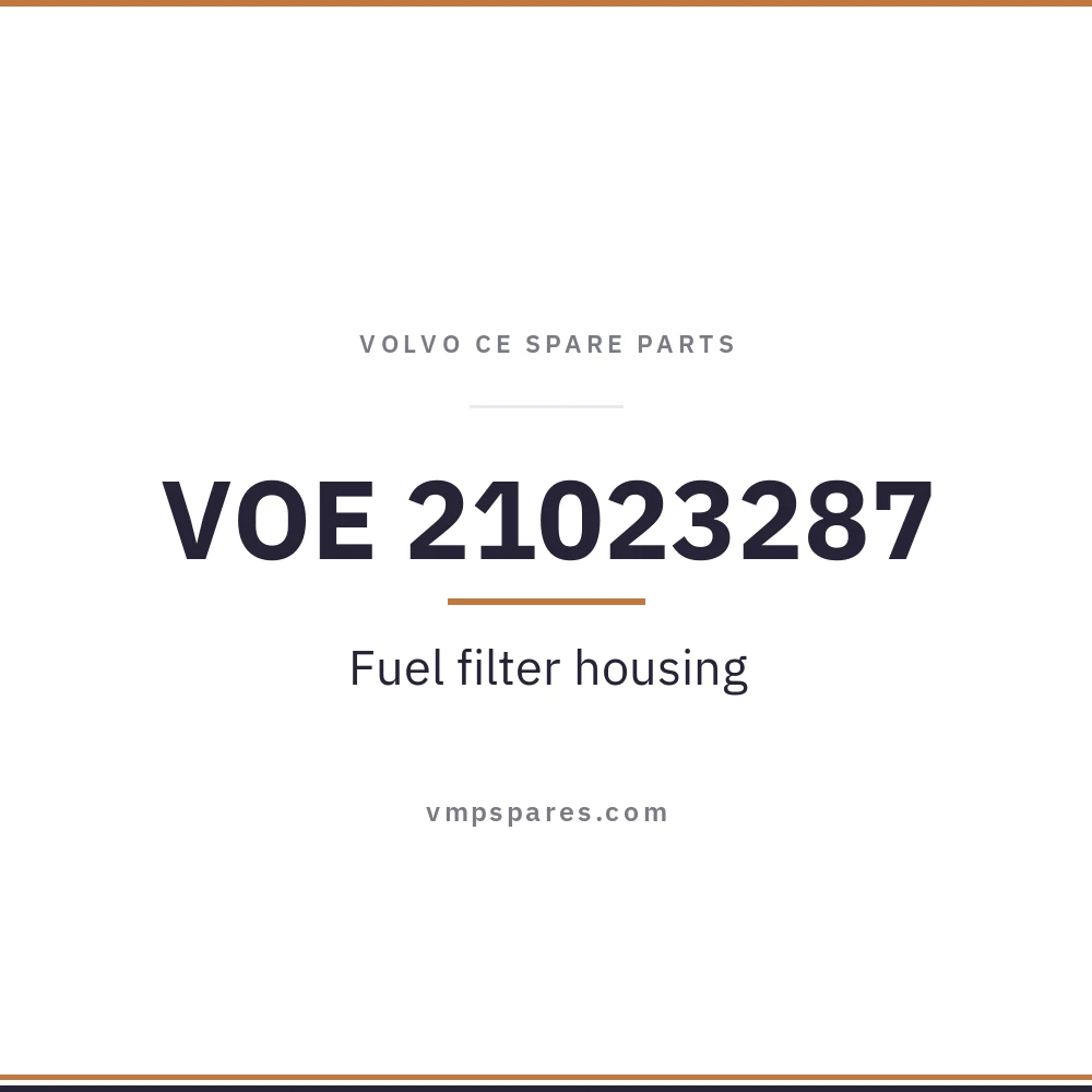 VOE 21023287 – Fuel filter housing