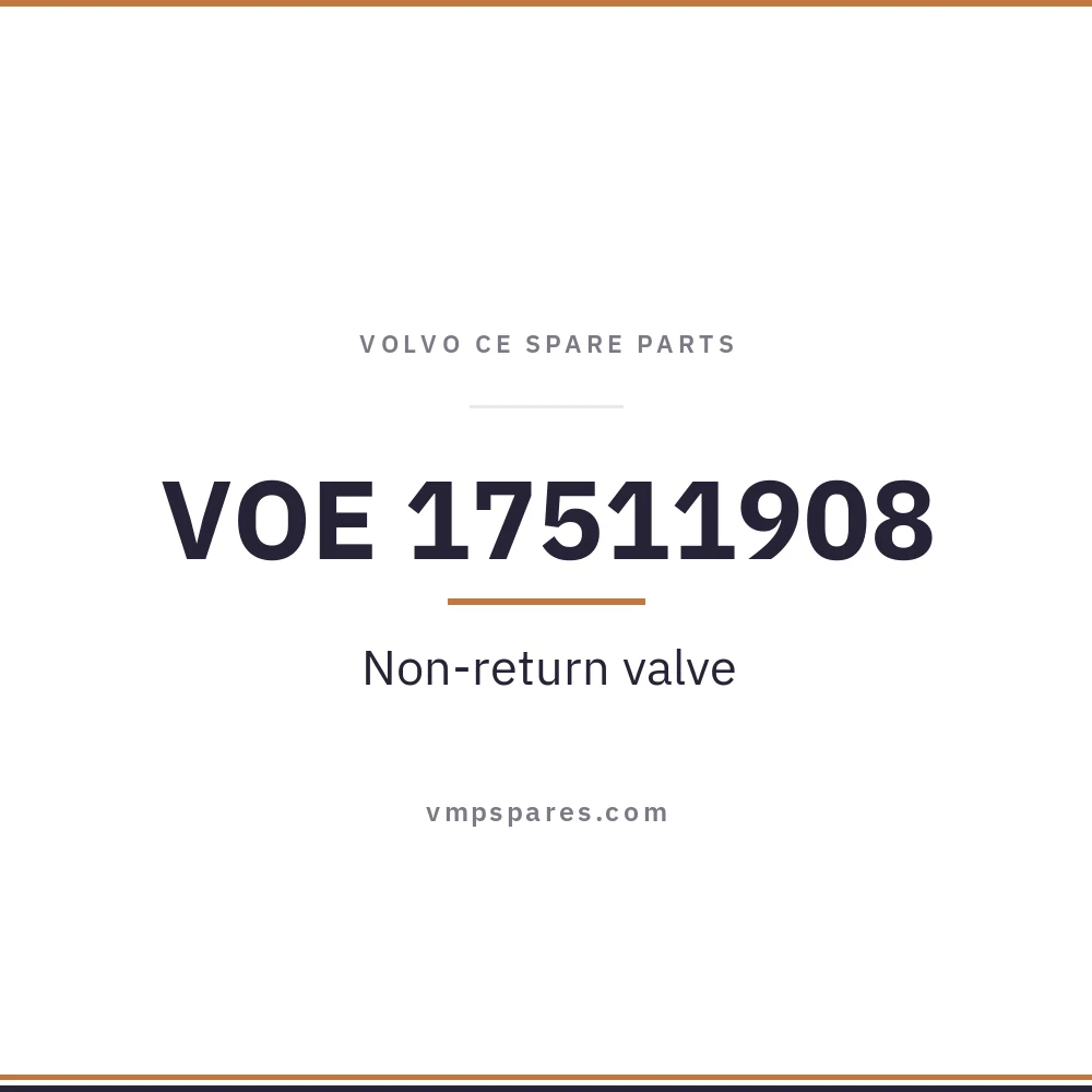 VOE 17511908 – Non-return valve