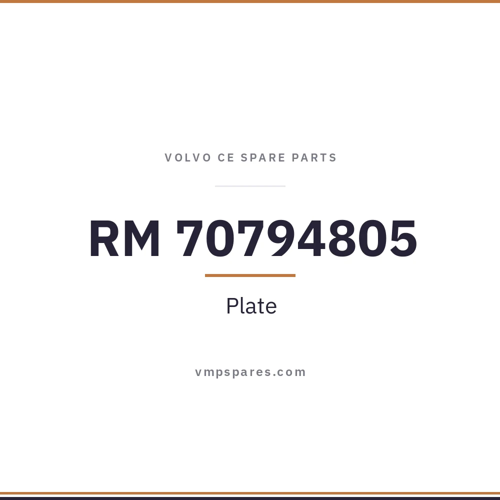 RM 70794805 – Plate
