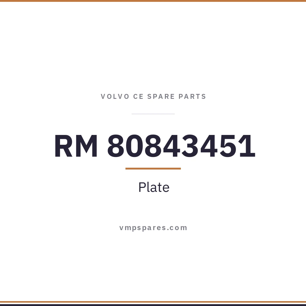 RM 80843451 – Plate