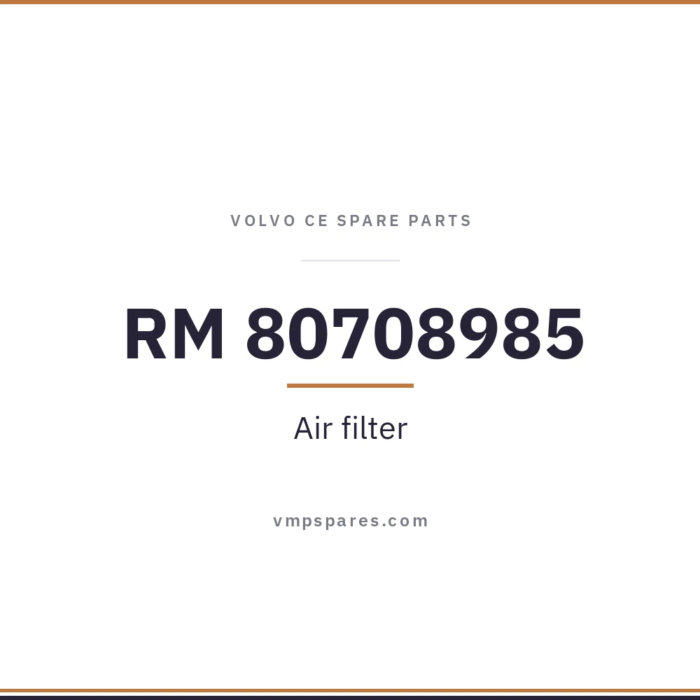 RM 80708985 – Air filter