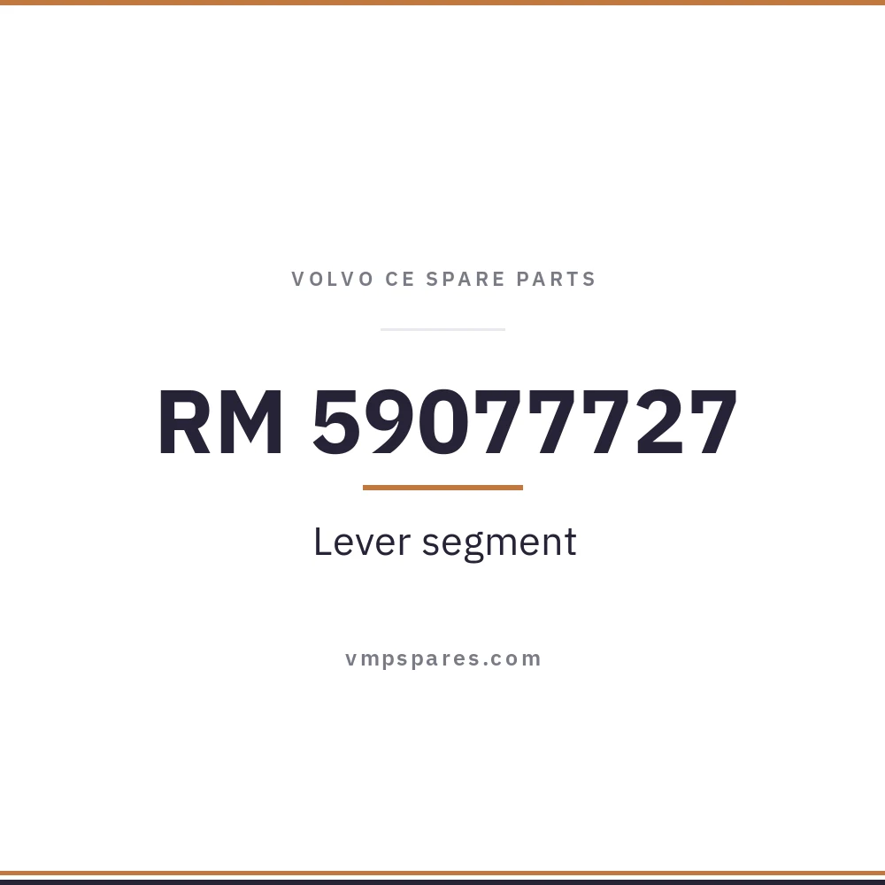 RM 59077727 – Lever segment