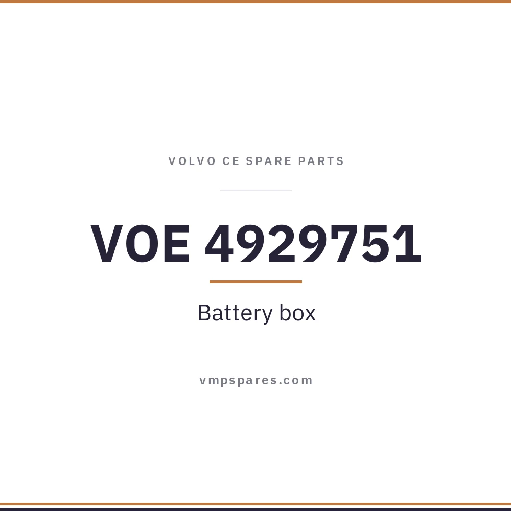 VOE 4929751 – Battery box