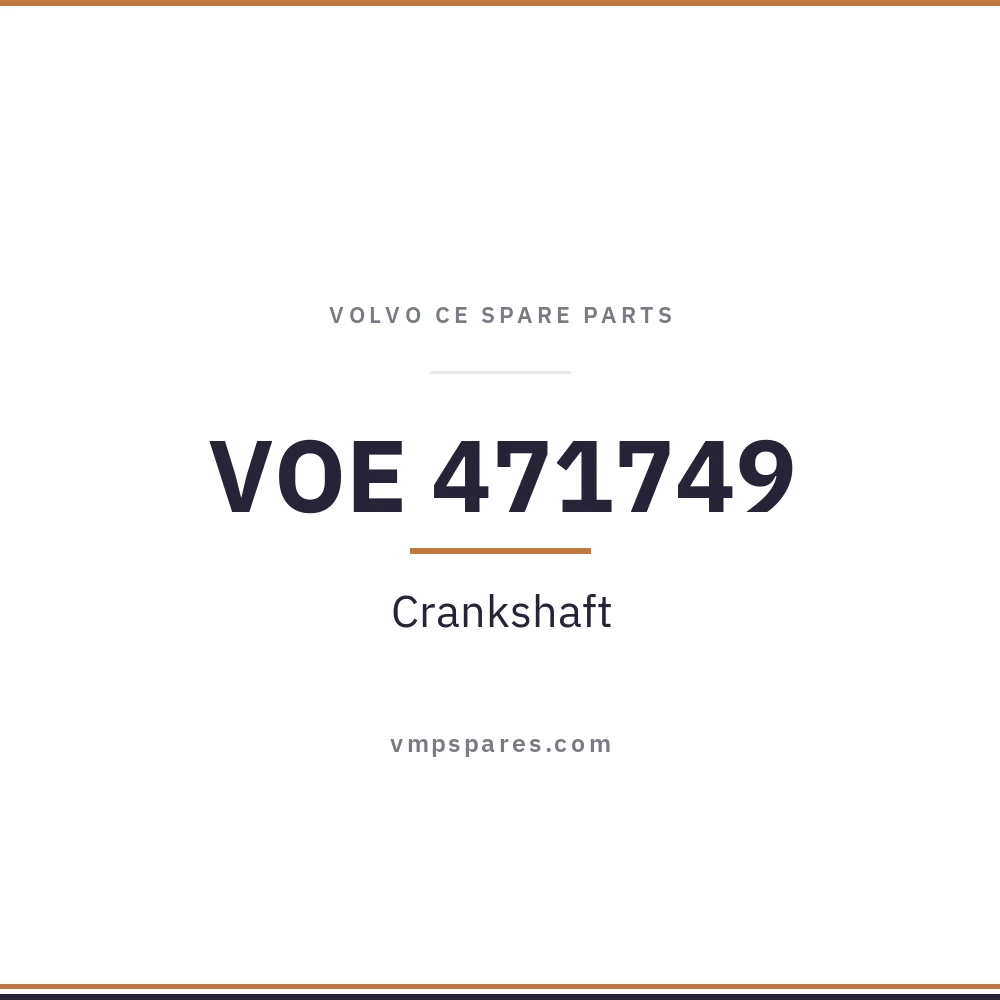 VOE 471749 – Crankshaft