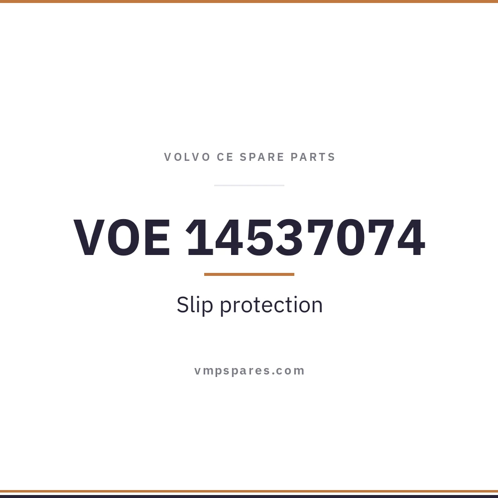 VOE 14537074 – Slip protection