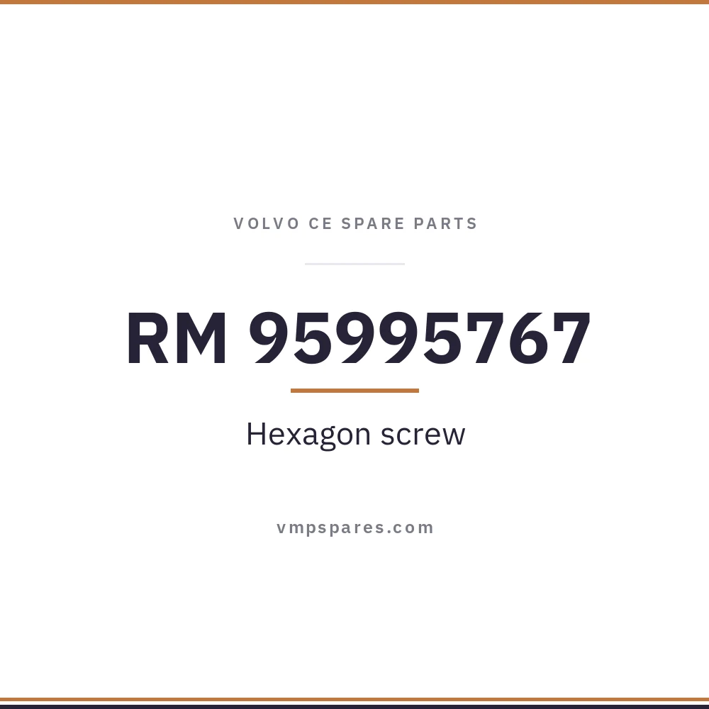 RM 95995767 – Hexagon screw