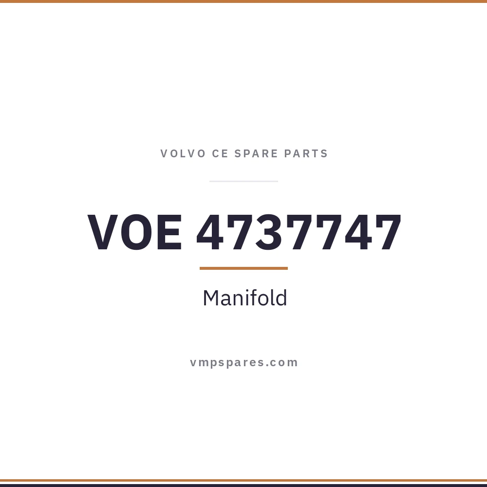 VOE 4737747 – Manifold