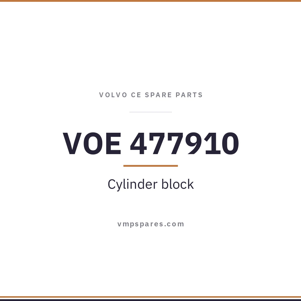 VOE 477910 – Cylinder block