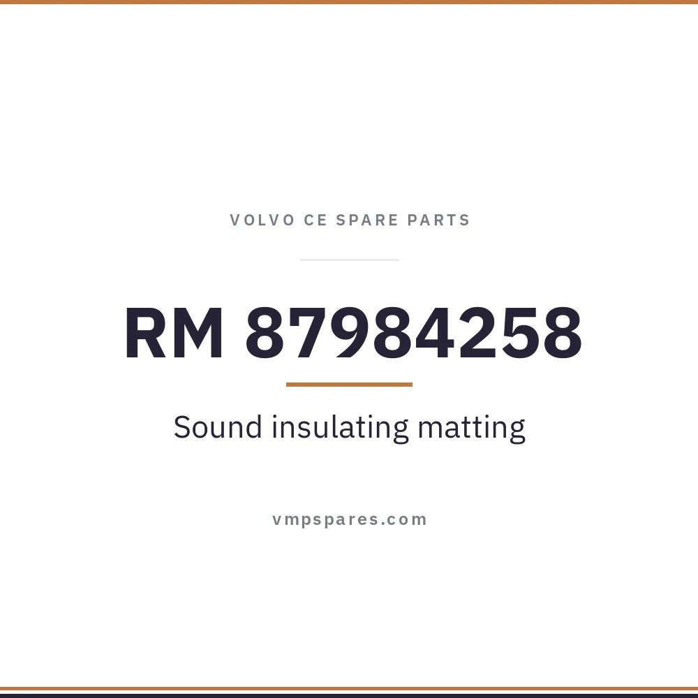 RM 87984258 – Sound insulating matting