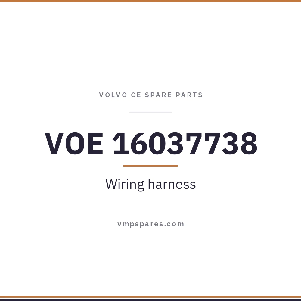 VOE 16037738 – Wiring harness