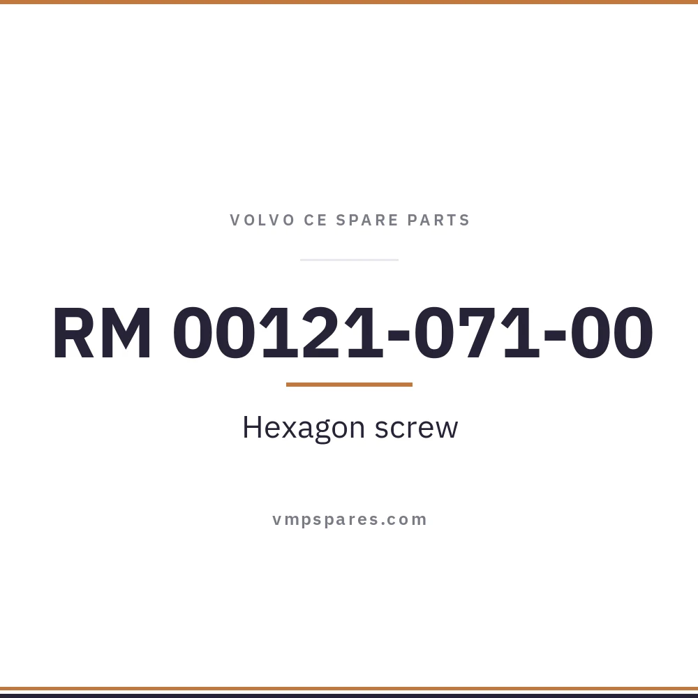 RM 00121-071-00 – Hexagon screw