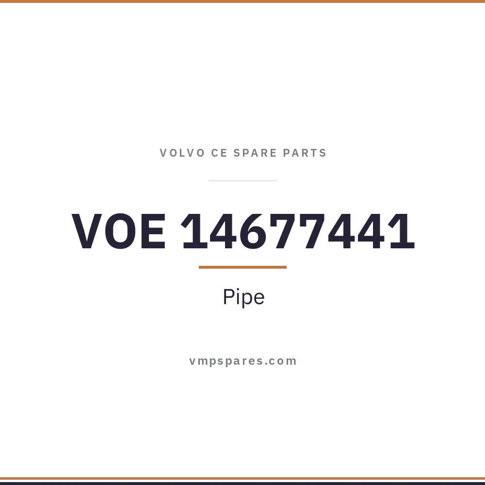 VOE 14677441 – Pipe