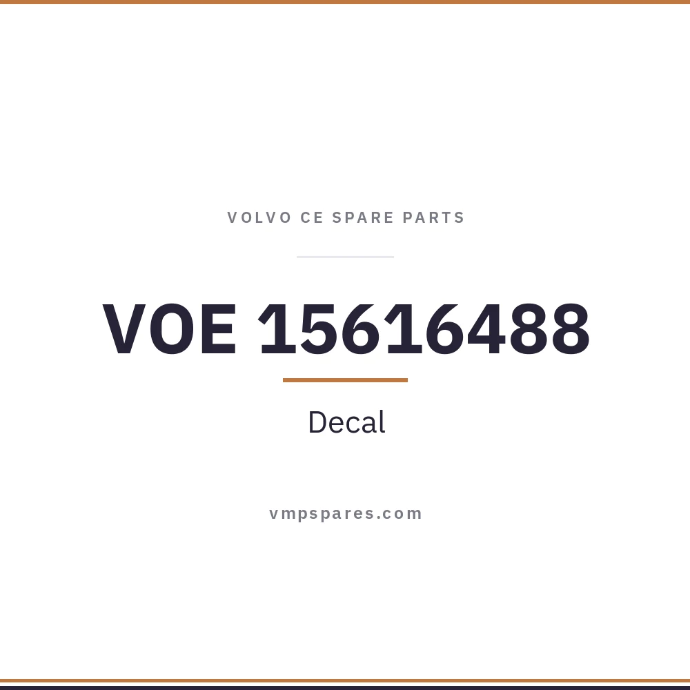 VOE 15616488 – Decal