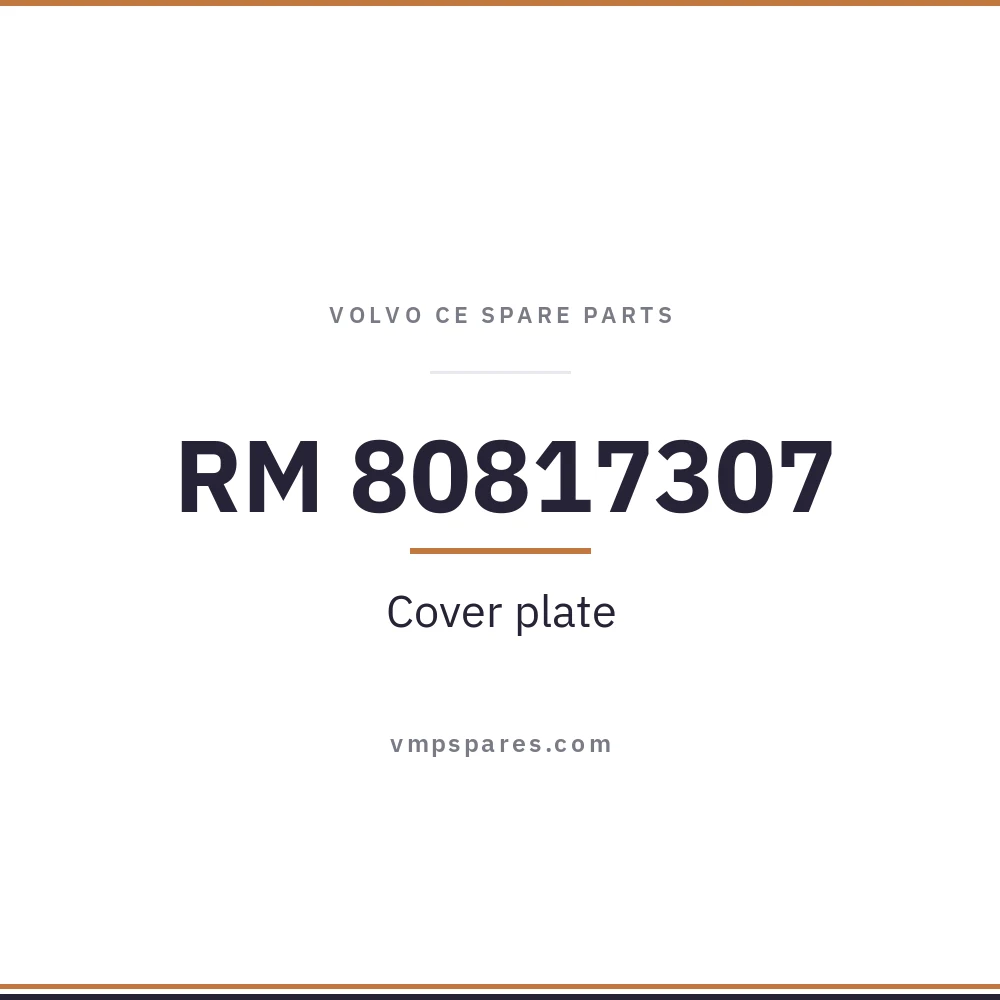 RM 80817307 – Cover plate