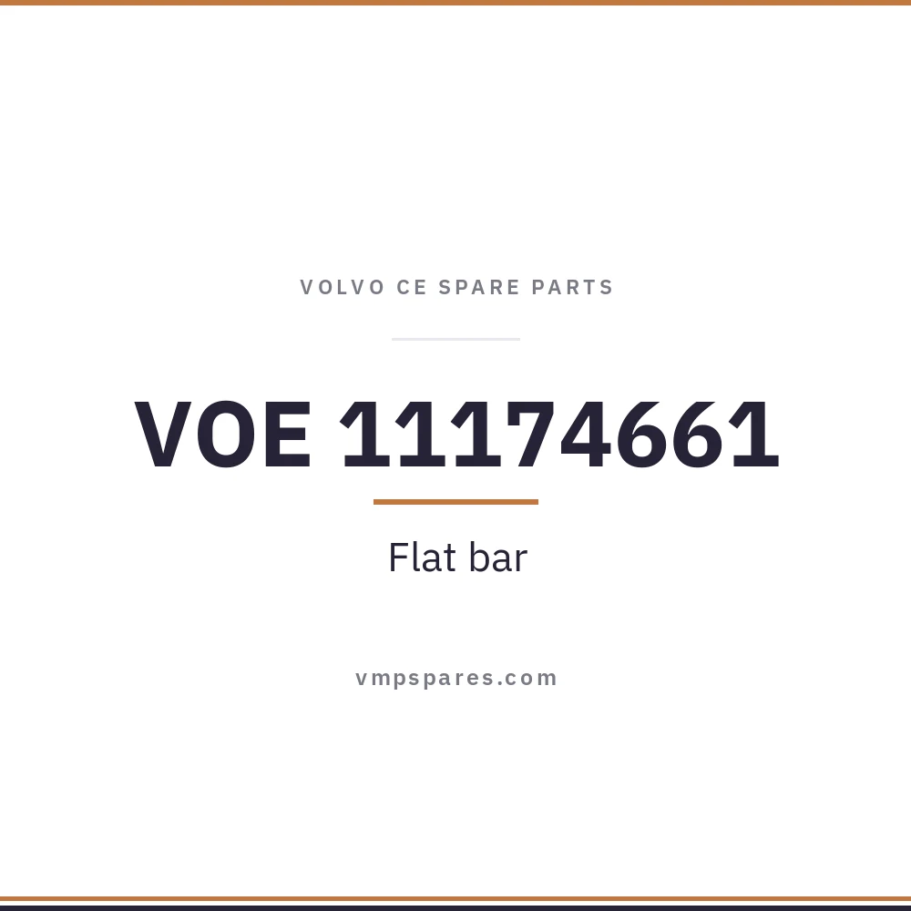 VOE 11174661 – Flat bar