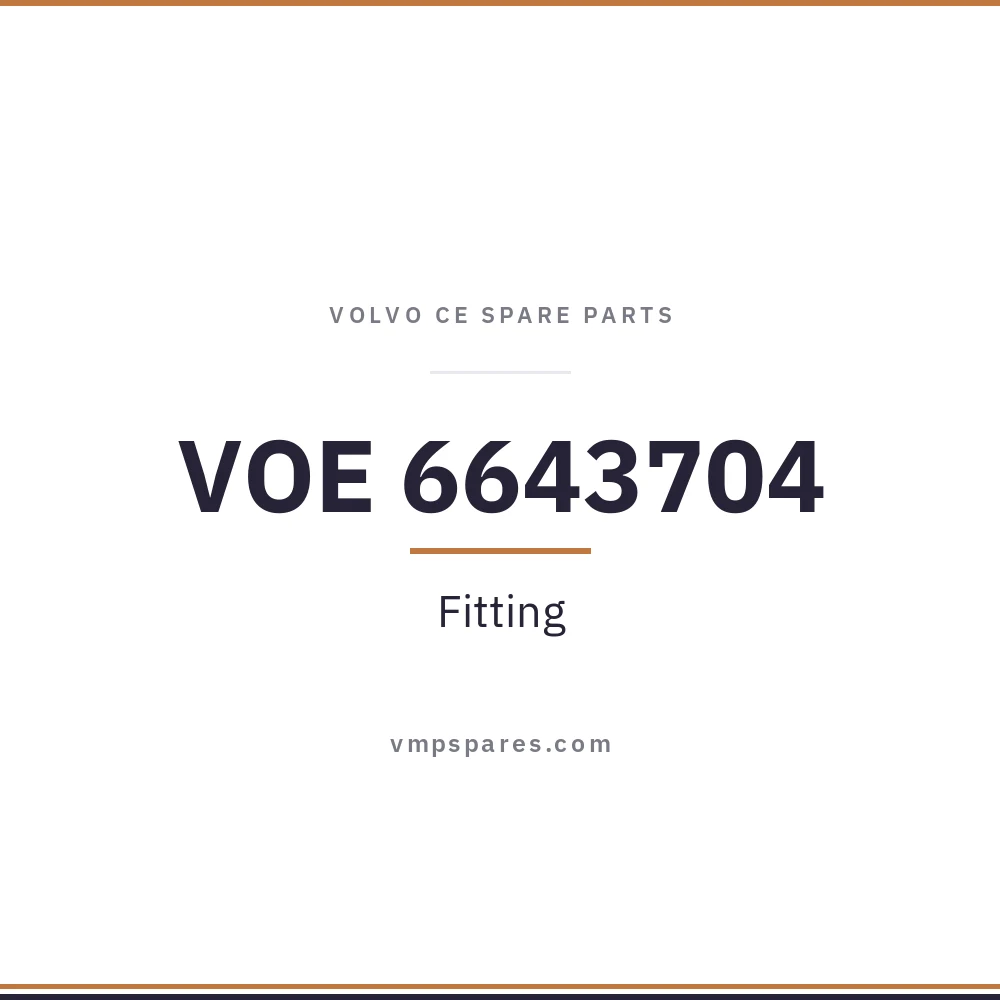 VOE 6643704 – Fitting