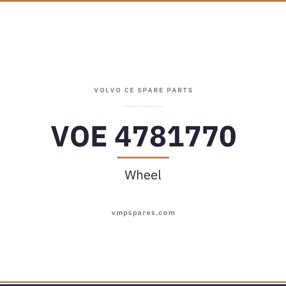 VOE 4781770 – Wheel