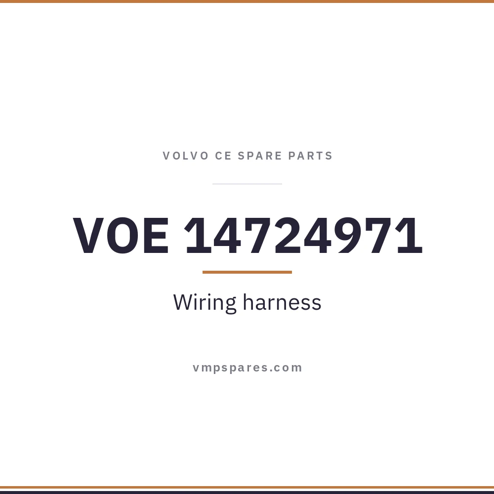 VOE 14724971 – Wiring harness