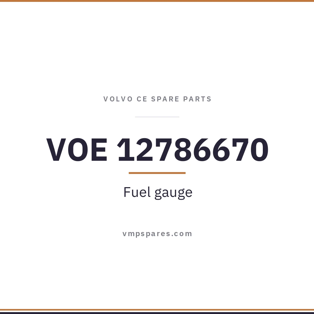 VOE 12786670 – Fuel gauge