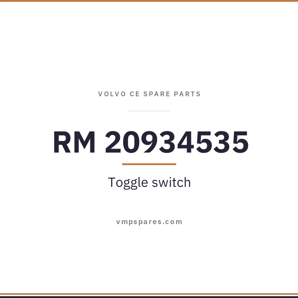 RM 20934535 – Toggle switch