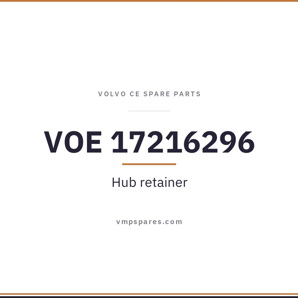VOE 17216296 – Hub retainer