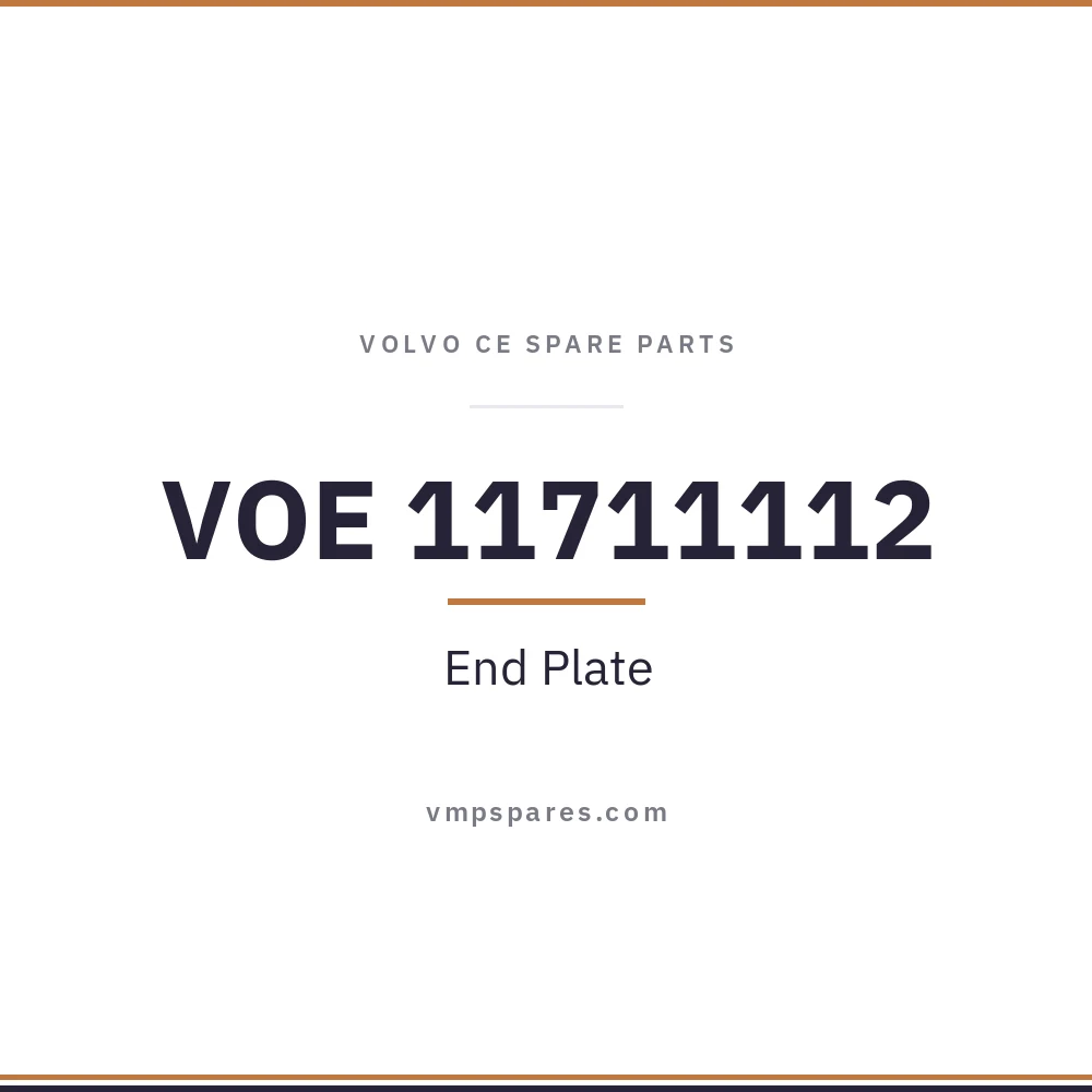 VOE 11711112 – End Plate