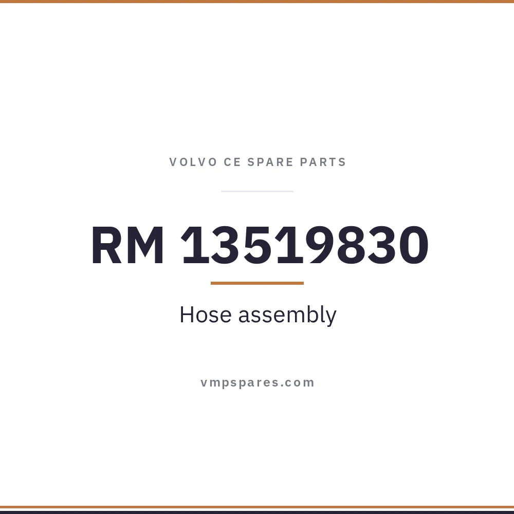 RM 13519830 – Hose assembly