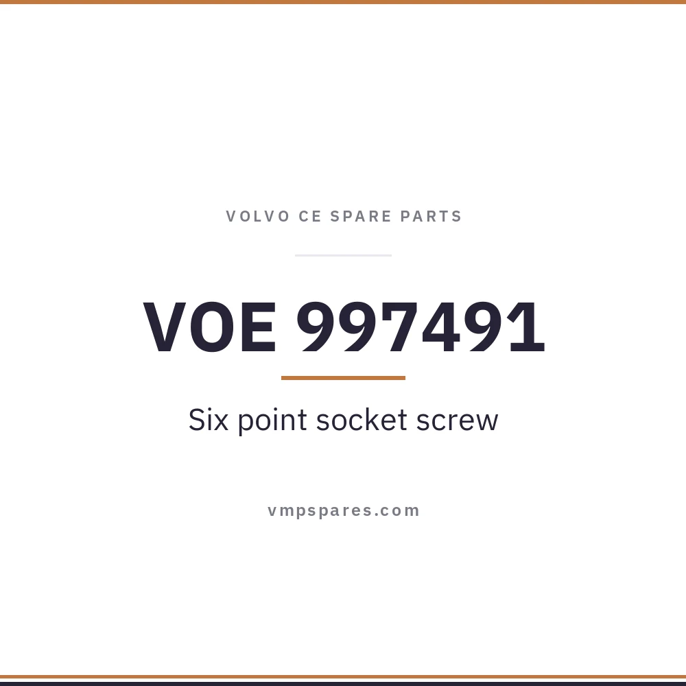 VOE 997491 – Six point socket screw