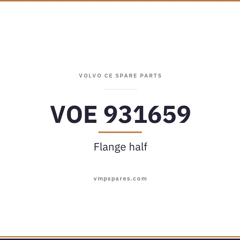 VOE 931659 – Flange half