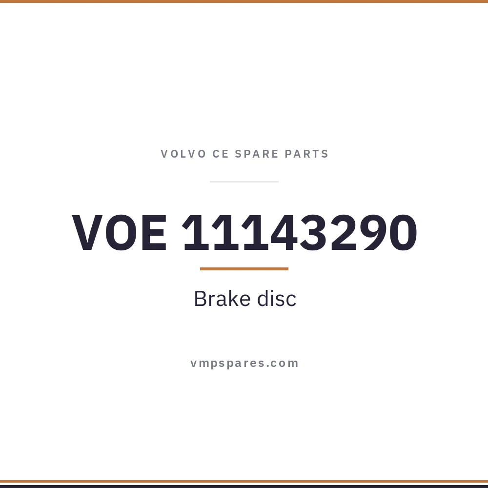 VOE 11143290 – Brake disc
