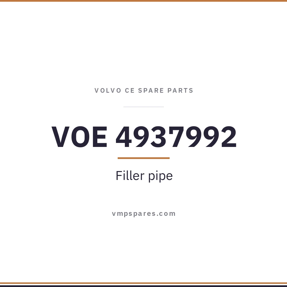 VOE 4937992 – Filler pipe
