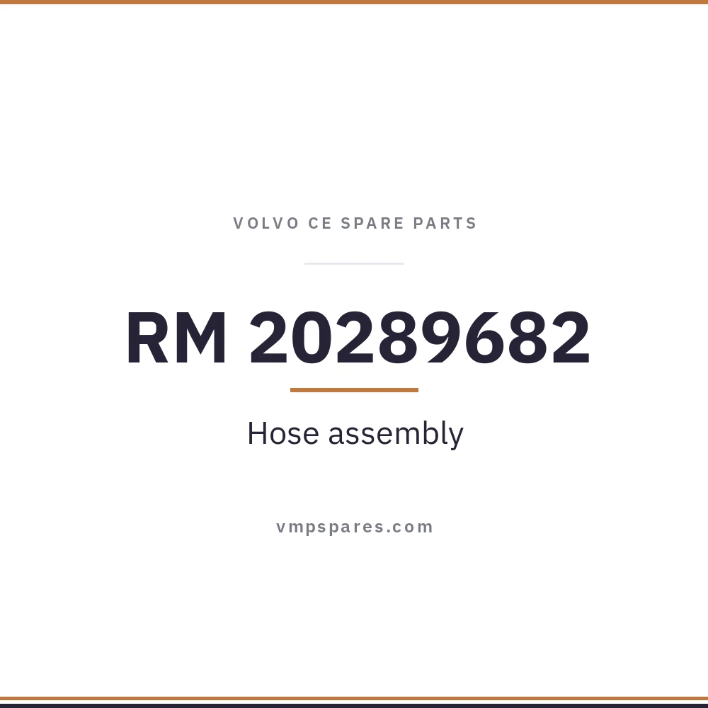 RM 20289682 – Hose assembly