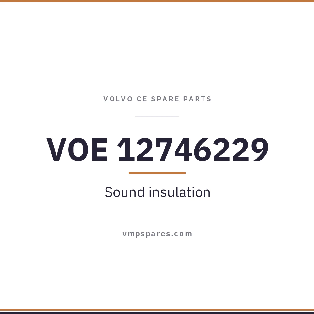 VOE 12746229 – Sound insulation