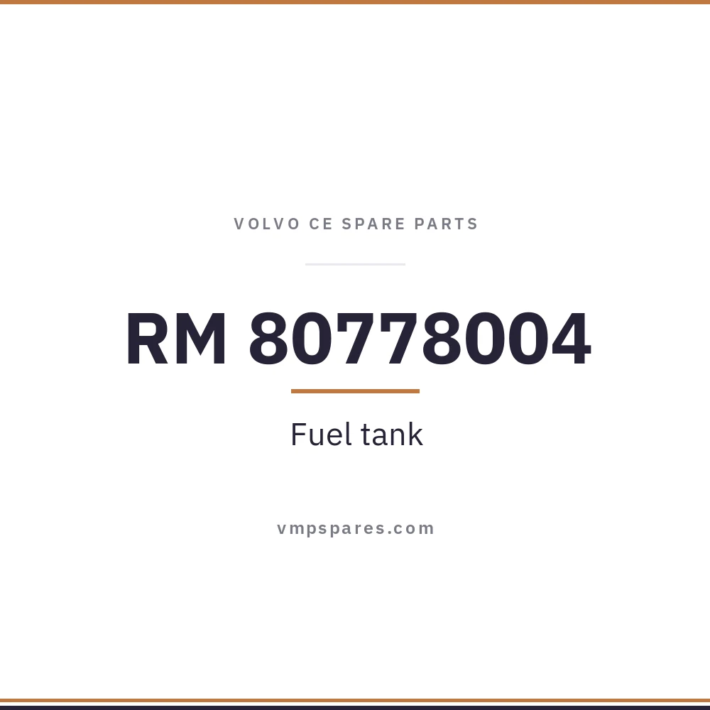 RM 80778004 – Fuel tank