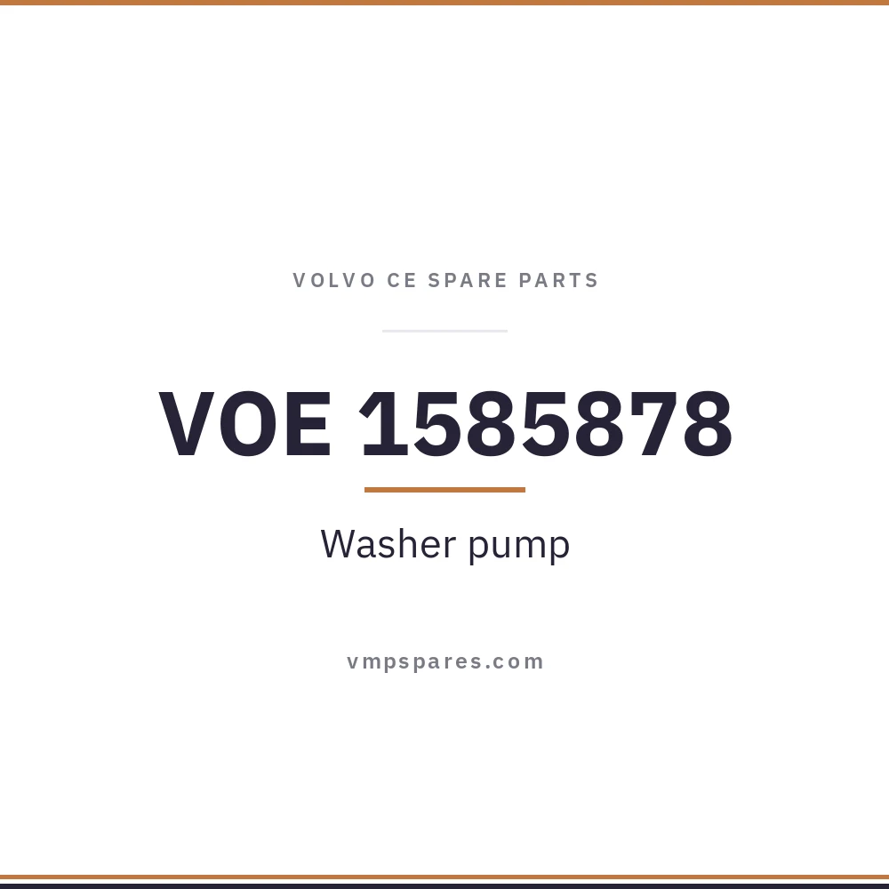 VOE 1585878 – Washer pump
