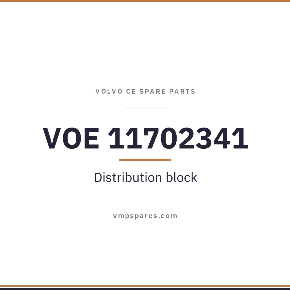 VOE 11702341 – Distribution block