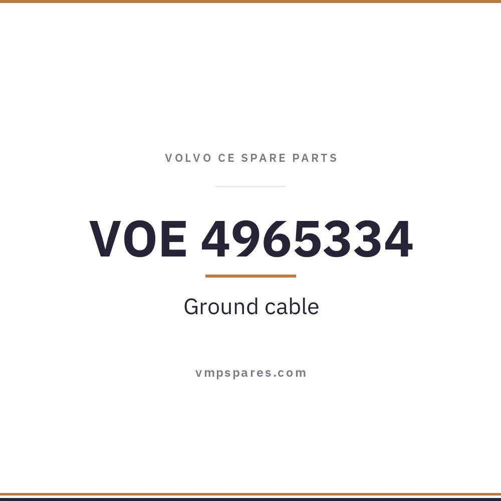 VOE 4965334 – Ground cable