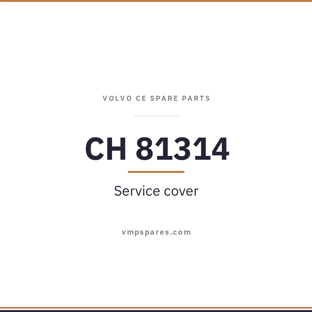 CH 81314 – Service cover