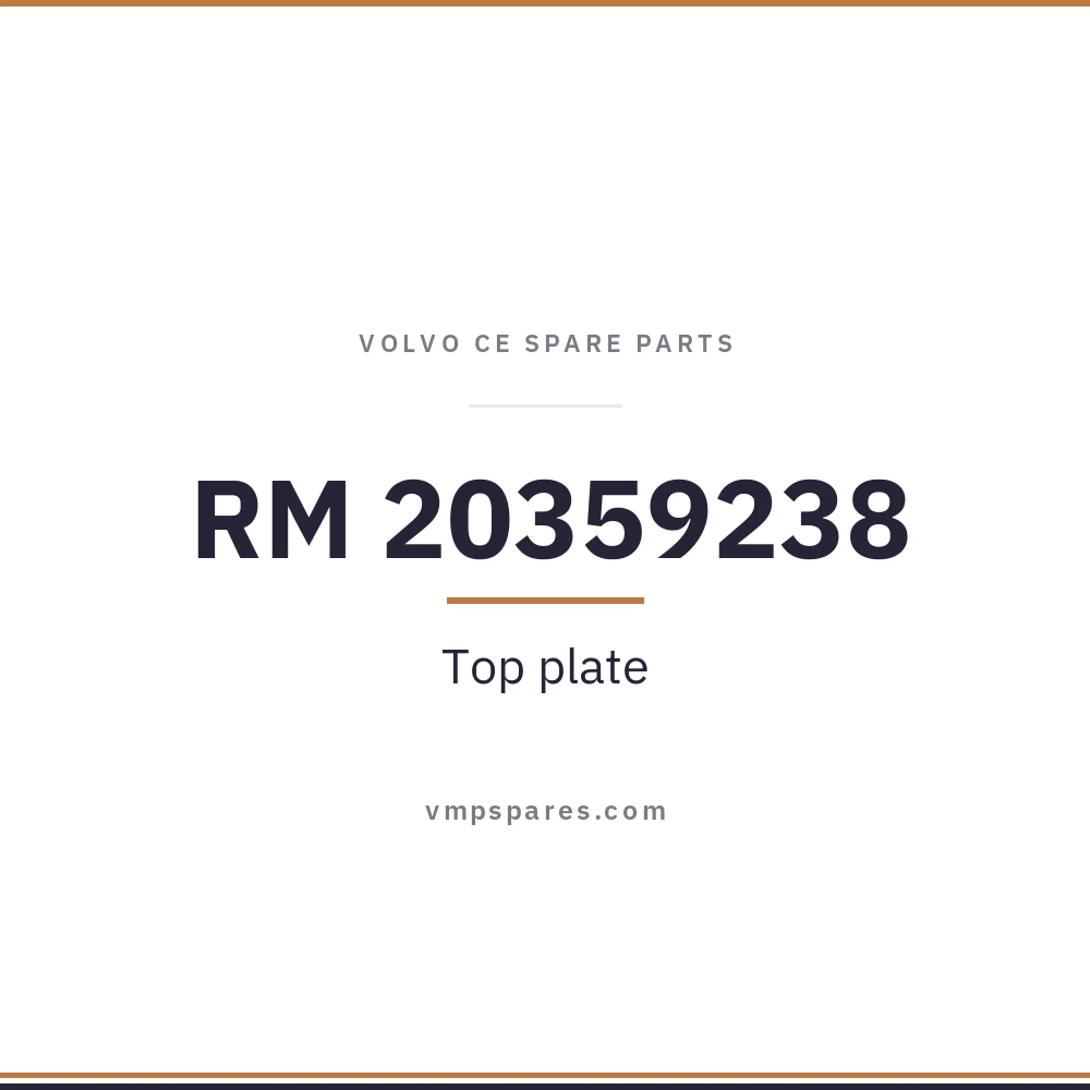 RM 20359238 – Top plate