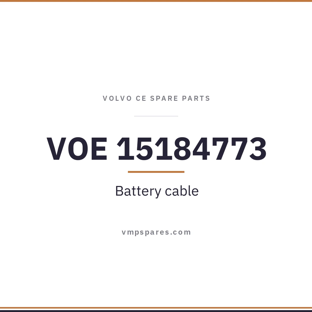 VOE 15184773 – Battery cable