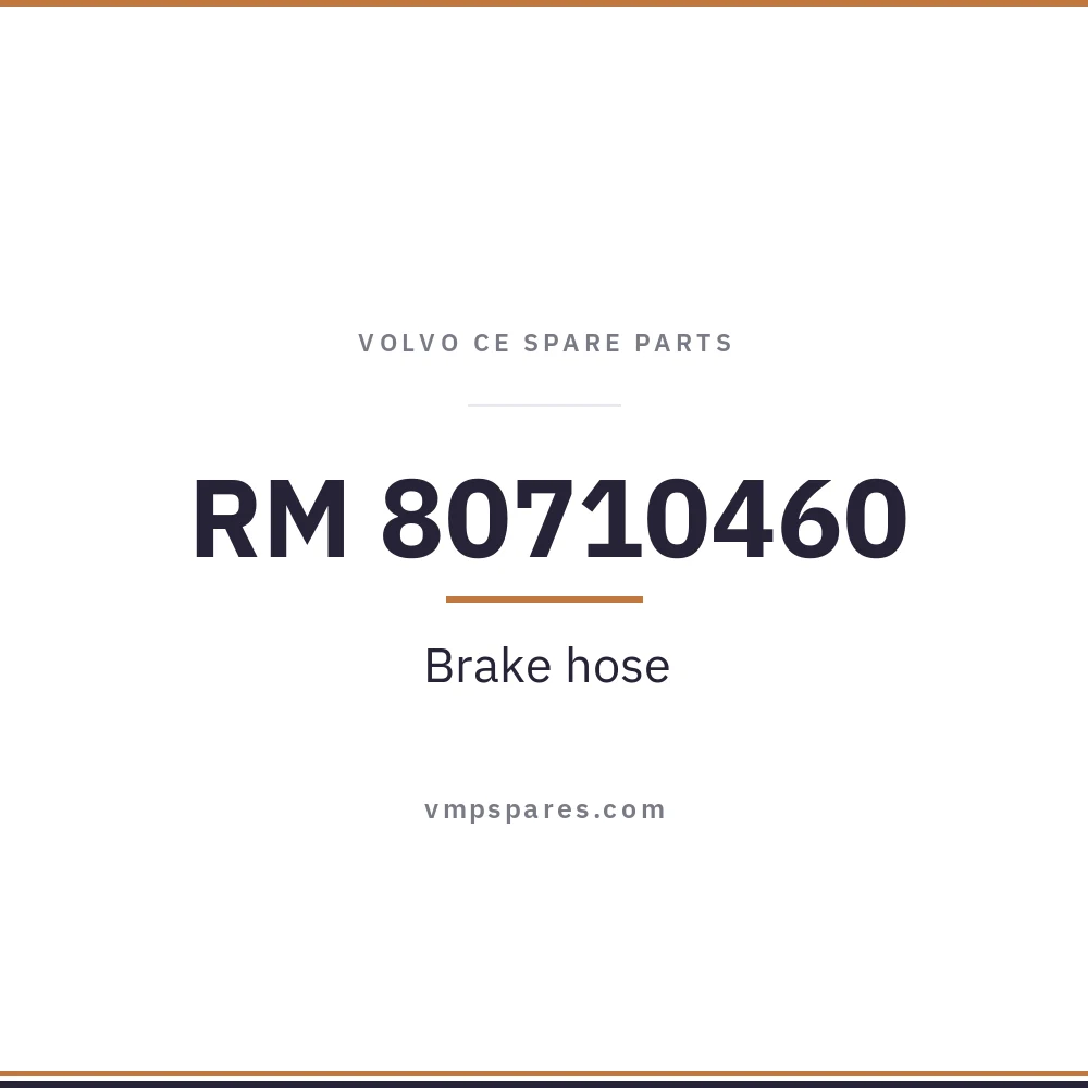 RM 80710460 – Brake hose