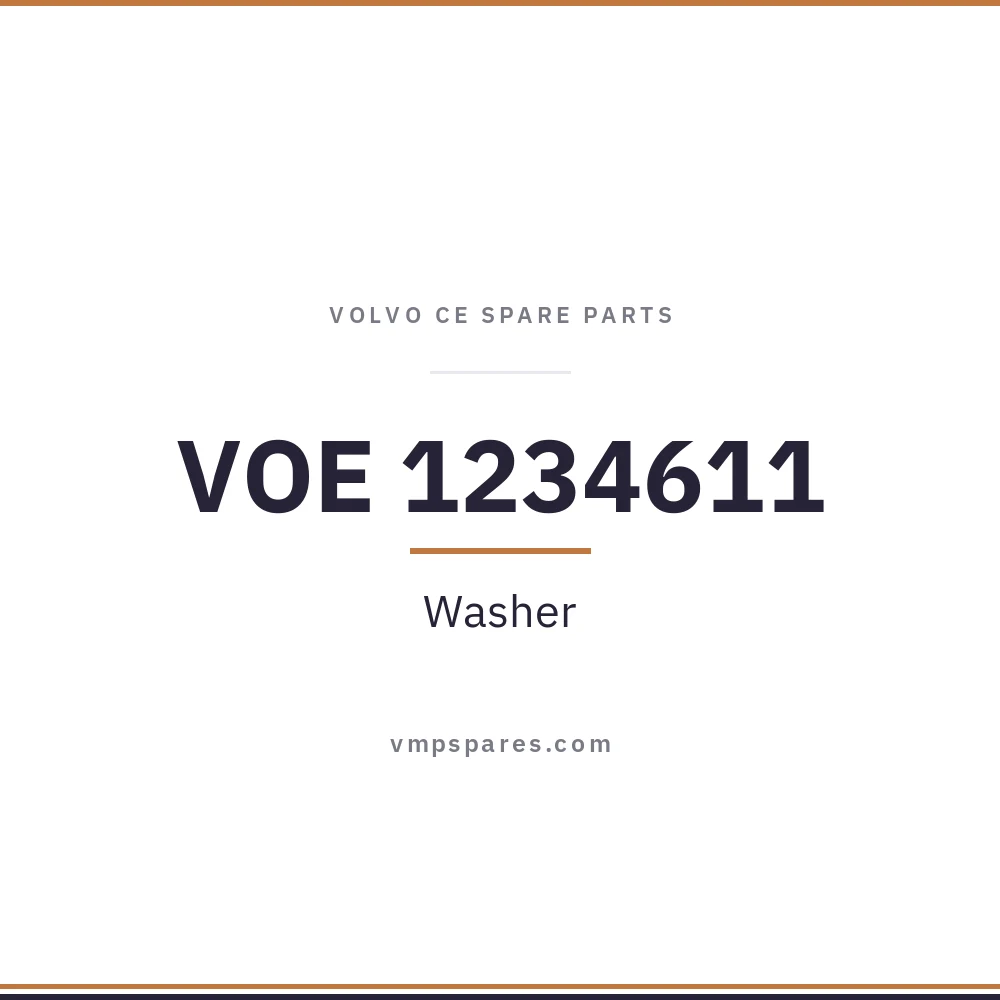 VOE 1234611 – Washer